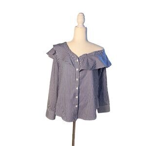 NWT Clocolor asymmetrical blouse